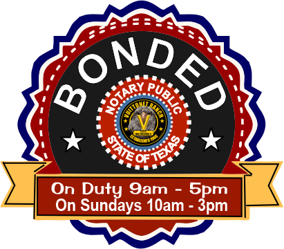 Notary Service at The Vuittonet Ranch